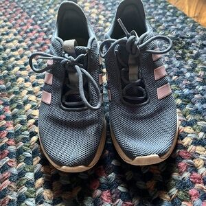 Girls adidas running sneakers.